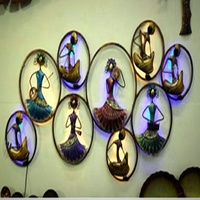 Décorations murales 3D en fer forgé pour la maison et le bureau, faites à la main, de haute qualité, design sud-ouest, pour l'occasion Diwali, marque Medieval Edge