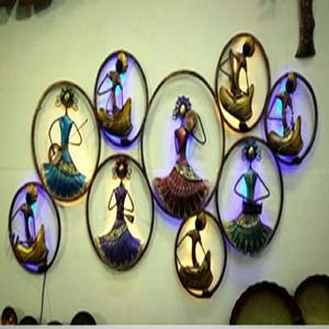 การตกแต่งผนังด้วยโลหะสำหรับตกแต่งบ้านและตกแต่งผนังสำนักงานงานแฮนด์เมดคุณภาพสูงสำหรับตกแต่งบ้านบริษัทผู้ผลิตที่ใหญ่ที่สุด - Product Image 5