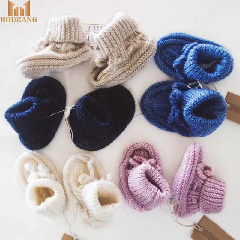 Winter Handmade Baby Knit Woll socken warme Merinowolle Socken