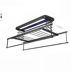 ราวตากผ้าไฟฟ้าอัจฉริยะสำหรับระเบียงบ้าน พร้อมรีโมทคอนโทรล ไฟ LED ระบบอบแห้ง ฆ่าเชื้อ และควบคุมด้วยเสียง - Product Image 5