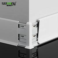 Plinthe en alliage d'aluminium de qualité supérieure, imperméable et durable, pour la rénovation d'hôtels, de bureaux et de bâtiments commerciaux