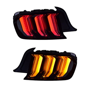 YU GUANG <span class=keywords><strong>Precio</strong></span> al por Mayor para <span class=keywords><strong>Ford</strong></span> <span class=keywords><strong>Mustang</strong></span> 2015-2023 Conjunto de Luces Traseras LED Transparentes con DRL <span class=keywords><strong>Rojo</strong></span> Ahumado, Lámpara Trasera, Luces Traseras - Product Image 6
