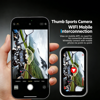 Cámara Deportiva WiFi con APP, 1080P, para Ciclismo al Aire Libre, con Tarjeta SD, para Vlogs Deportivos
