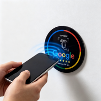 Acryl NFC Google Bewertungskarte 13,56MHz ISO14443A NTAG213 215 216 für Ladentheke Tischzugangskontrollkarten