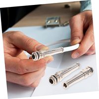 Kit de protection de connecteur M12 – Ressorts de serrage de câble en nylon, déchargeurs de tension, presse-étoupe étanche en laiton, jauges de tension de câble