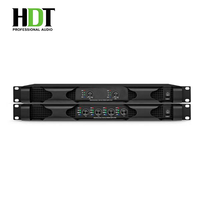 HDT&OEM Y2-2000 2*2000W Amplifier Digital Kelas D Dua Kanal 220V 30 Ohm Sistem Suara Stereo Pro Audio untuk Rumah dan Panggung