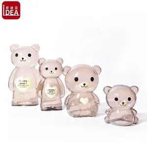 아이 돈 상자 돈을 위한 투명한 곰 안전한 상자