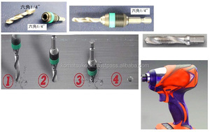 Juego de Brocas y Machos de Roscar Profesionales Alemanes, Brocas de Acero de Alta Velocidad con Vástago Hexagonal, Tamaños M3-M10, Porta Brocas Rápido - Product Image 6