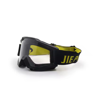 Jiepolly biểu tượng tùy chỉnh ngoài trời Windproof thể thao kính xe máy cưỡi UV400 Tear offs roll off Goggle Motocross Racing Kính - Product Image 6