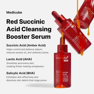 Medicube Red Acne Succinic Acid Peel 40g Exfoliante Facial Para Piel Propensa al Acné - Product Image 3