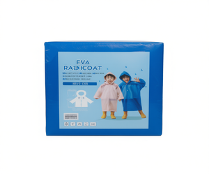 Impermeabile in EVA per bambini, poncho impermeabile per una persona, per campeggio e uso all'aperto - Product Image 1