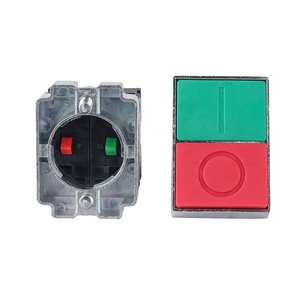 Pergantian XB2-BL8425 catu daya BL8325 saklar tombol tekan ganda darurat logam - Product Image 5