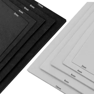 La feuille de mousse Eva noire et blanche de 2mm, 3mm, 5mm, 10mm peut être utilisée pour les emballages cadeaux découpés en papier