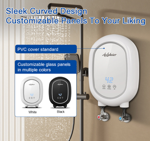 Calentador de Agua Eléctrico Instantáneo OEM Ultra Delgado de Pared con Pantalla LED y Temperatura Constante - Product Image 5