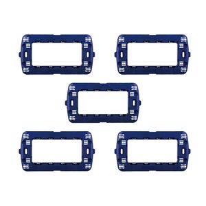 Gloca – lot de 5 cadres de montage en plastique, support 4 places pour équipement électrique industriel de la série Living - Product Image 1