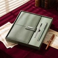 Ensemble de papeterie promotionnel Imaiwill A5, carnet à couverture en cuir, stylo pour cadeaux personnels, cadeaux d'affaires, cadeaux de salon professionnel