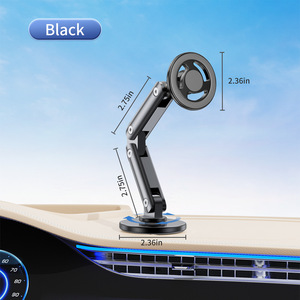 접이식 유니버설 360 회전 마그네틱 자동차 전화 홀더 전화 스탠드 에어 벤트 자석 마운트 - Product Image 6
