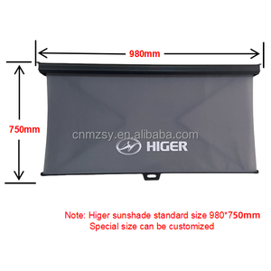 더 높은 youtong 버스를위한 맞춤형 전면 유리창 차양 버스 커튼 창 차양 바이저 - Product Image 2