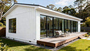 Villas modernas de acero ligero de dos pisos a prueba de huracanes Dormitorio para áreas rurales Casas autoconstruidas con diseño integrado <span class=keywords><strong>frente</strong></span> <span class=keywords><strong>al</strong></span> <span class=keywords><strong>mar</strong></span> - Product Image 3