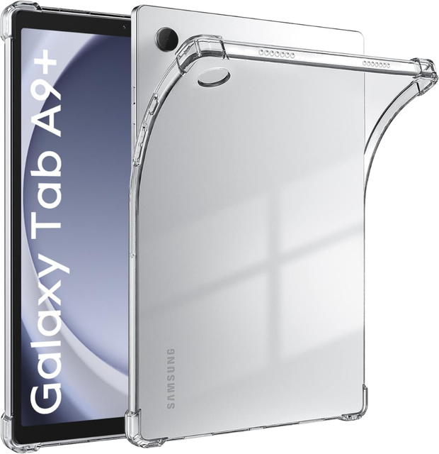 Anjingwls Clear Transparent Slim Shockproof TPU Protective Cover for Tab A9 Plus 11'' 28x18 China Origin
