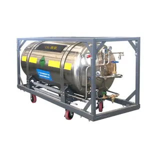 Vaporizzatore riscaldato ad aria con serbatoio di azoto liquido criogenico alla moda <span class=keywords><strong>500L</strong></span> 2.5mpa - Product Image 1