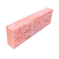 Isolation en laine de verre rose certifiée UET UL723 R13, épaisseur 3,5 pouces, pour ossature bois, pour l'Amérique du Nord