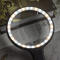 8 LEDs Electronic Laboratory Magnifier Camera High-definition Digital Microscope With LCD Screen