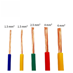 Fil isolé en cuivre 450/750V avec isolation PVC, câble monophasé <span class=keywords><strong>H07vu</strong></span> BV pour usage domestique - Product Image 1
