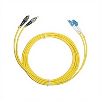Cable de Fibra Óptica Monomodo LC LC APC para Conexión de Red de Telecomunicaciones FTTH ODF