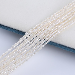 Cuentas Sueltas de Perlas de Agua Dulce Barrocas, Blancas, de 17-19 mm, Hechas a Mano, para Bisutería - Product Image 5
