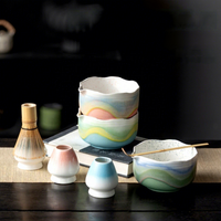 Coffret cadeau sans plomb NEWELL, bol à matcha avec fouet, logo personnalisé, bol à matcha en céramique, ensemble de thé pour cérémonie du thé, cadeau