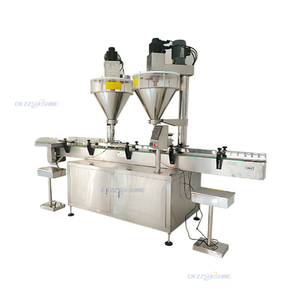 <b>Milk</b> Powder Packaging Machine Automatic Twin Head Powder Filler PLC Control For Coffee Powder Multifunction Packaging Line - Product Image 3