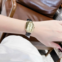 MKOriginals Jam Tangan Kulit Desain Sederhana Gerakan Kuarsa Tali 14mm Jam Tangan Wanita Tahan Air Mewah Elegan