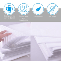 Draps jetables pour table de massage, housses de lit de spa, draps non tissés pour table de salon, table de tatouage, légers et durables