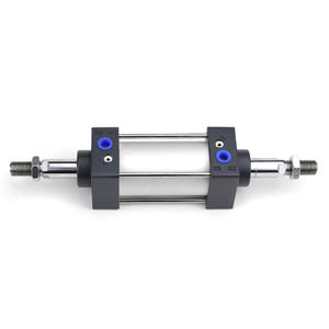 กระบอกสูบแบบสองทางออกมาตรฐาน SCD ขนาด 100x50x100x150x200x300x500x600x700x800x900-S พร้อมโครงสร้างลูกปืนลูกสูบแบบใช้แล้ว - Product Image 1