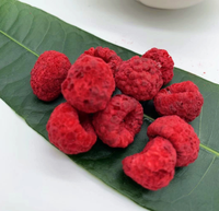 Fruta de bayas liofilizada a granel Frambuesa liofilizada sin aditivos sin azúcar FD Fruta de frambuesa crujiente