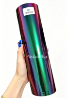Film Pelindung Cat Mobil Vinyl PET Glossy Chameleon Ungu Hijau Biru dengan Blokir UV & IR Garansi 3 Tahun untuk Bodi