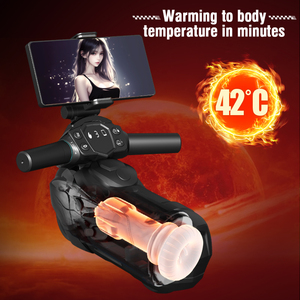 Meistverkauftes Männerspielzeug mit Einhand-Bedienung, Heizfunktion, Vibration, Saugfunktion, 3D-Realistischer Stoß und Rotierender Masturbator - Product Image 5