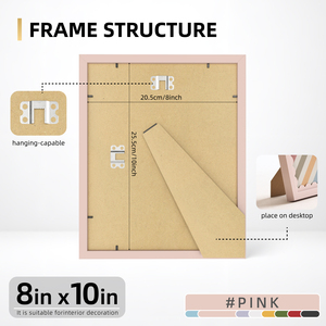 Nhà Máy Bán buôn hình sóng khung ảnh, hình sóng tối giản cardstock Máy tính để bàn khung ảnh hiển thị đứng - Product Image 5