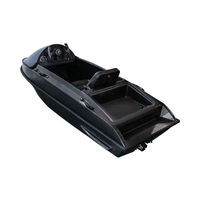 ArtPower EB01W Bateau à moteur électrique 72V en ABS blanc, mini-bateau motorisé, écologique et portable pour les aventures aquatiques