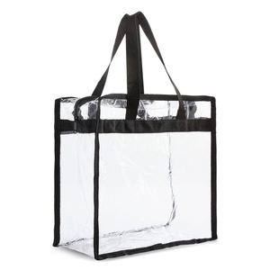 Bolsas Transparentes de PVC Aprobadas para Estadios, Ideales para Eventos Deportivos Escolares, Conciertos, con Cremalleras y Asas - Product Image 2