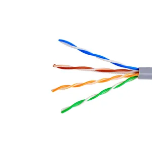 מחיר המפעל utp sftp ftp חיצוני cat6 cat5e המחיר הטוב ביותר מקורה/חיצוני מעבר fluk 24 כבלים ל מחשב