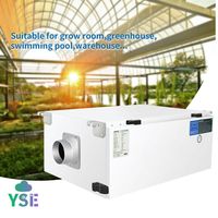 Déshumidificateur de plafond Grow avec capacité de 225 pintes/24h, fonctionnement silencieux contrôlé par application, 220V