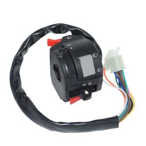 7/8 "22mm <span class=keywords><strong>moto</strong></span> ATV guidon commutateurs de commande phare antibrouillard lumière <span class=keywords><strong>clignotant</strong></span> klaxon bouton de commutation avec <span class=keywords><strong>faisceau</strong></span> de câblage - Product Image 3