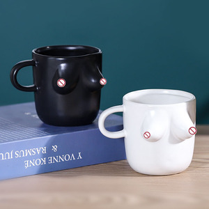 INS poitrine tasse en céramique <span class=keywords><strong>personnalisé</strong></span> amusant tasse à café corps Art eau petite amie cadeaux maison - Product Image 2