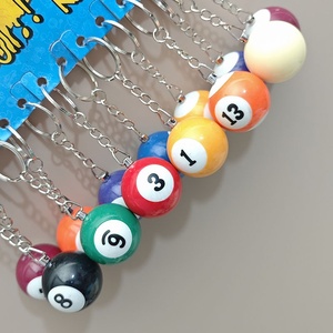 Colgante <span class=keywords><strong>de</strong></span> moda creativo y sencillo con diseño <span class=keywords><strong>de</strong></span> números <span class=keywords><strong>de</strong></span> billar <span class=keywords><strong>de</strong></span> 32 mm, ideal para regalo, recargable, superventas. - Product Image 2