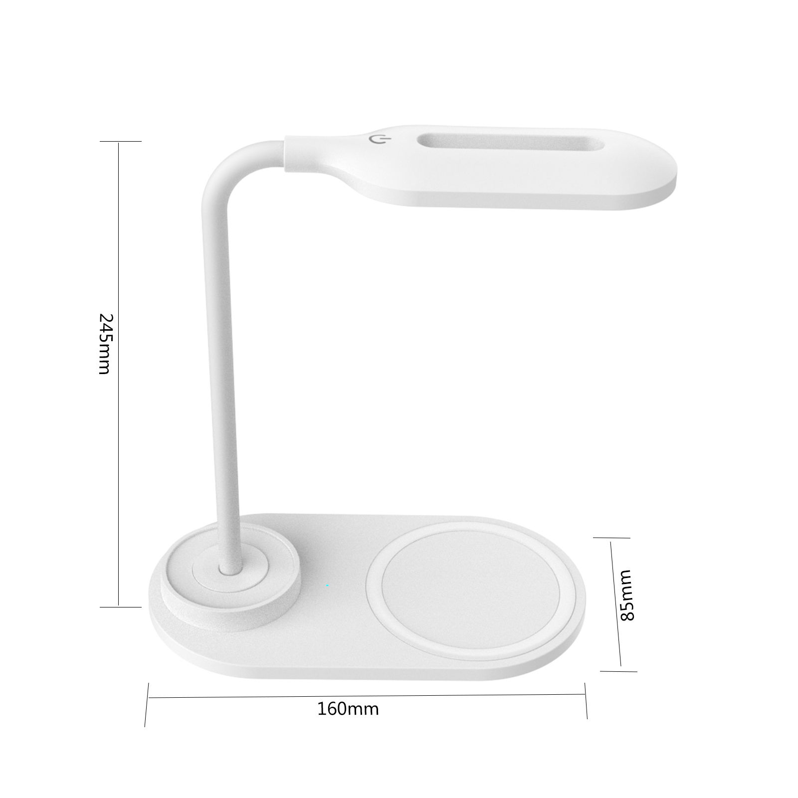 Charger Best Seller LED Desktop Lamp Wireless Mobile Cell Phone Charger 10W Fast Charging Wireless Charger WirelessM T