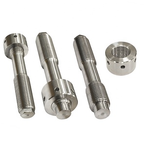 Mesin Bubut CNC Kualitas Tinggi Inconel 718 Kancing Berulir Antariksa