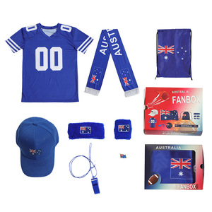 Ensemble de cadeaux promotionnels pour hommes 2024 Nouveaux produits Compétition française européenne Fan de sport de football 6 pièces Accessoires de supporter de football - Product Image 6
