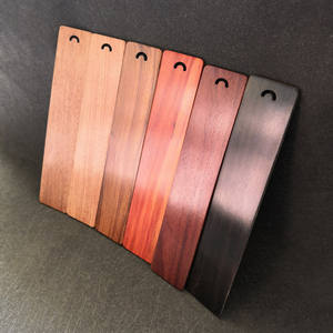 Marque-page en bois vierge personnalisé gravé au laser, naturel et non fini, cadeaux artisanaux en bois - Product Image 1